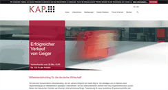 Desktop Screenshot of kap.de